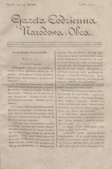 Gazeta Codzienna Narodowa i Obca. 1819, Nro 93 (22 stycznia)