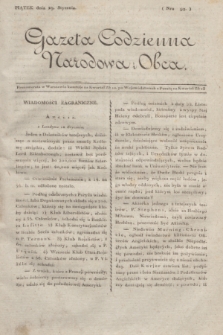 Gazeta Codzienna Narodowa i Obca. 1819, Nro 99 (29 stycznia)