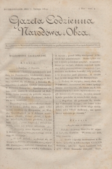 Gazeta Codzienna Narodowa i Obca. 1819, Nro 101 (1 lutego)