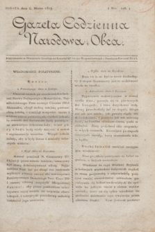Gazeta Codzienna Narodowa i Obca. 1819, Nro 128 (6 marca)