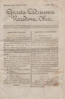 Gazeta Codzienna Narodowa i Obca. 1819, Nro 153 (6 kwietnia)