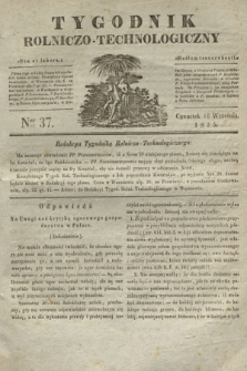 Tygodnik Rolniczo-Technologiczny. [R.1], Ner 37 (10 września 1835)