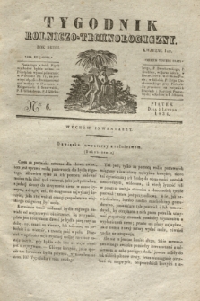 Tygodnik Rolniczo-Technologiczny. R.2, Ner 6 (5 lutego 1836)