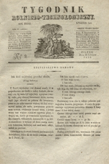 Tygodnik Rolniczo-Technologiczny. R.2, Ner 9 (26 lutego 1836)