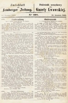 Amtsblatt zur Lemberger Zeitung = Dziennik Urzędowy do Gazety Lwowskiej. 1863, nr 298