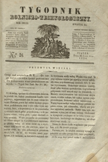 Tygodnik Rolniczo-Technologiczny. R.2, Ner 26 (24 czerwca 1836)