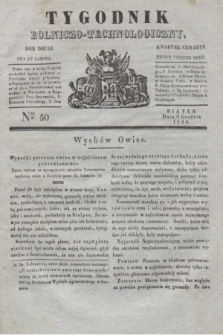 Tygodnik Rolniczo-Technologiczny. R.2, Nro 50 (9 grudnia 1836)