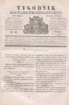 Tygodnik Rolniczo-Technologiczny. R.3, Nro 11 (12 marca 1837)