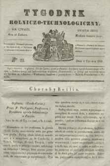 Tygodnik Rolniczo-Technologiczny. R.4, Ner 23 (4 czerwca 1838)