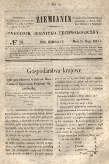 Ziemianin : tygodnik rolniczo-technologiczny. R.10, № 20 (19 maja 1844)