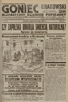 Goniec Krakowski : bezpartyjny dziennik popularny. 1922, nr 41