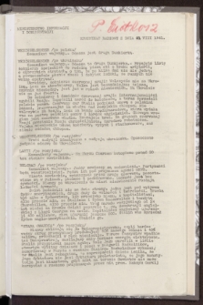 Komunikat Radiowy z dnia 21 VIII 1941