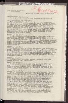 Komunikat Radiowy z dnia 23 VIII 1941