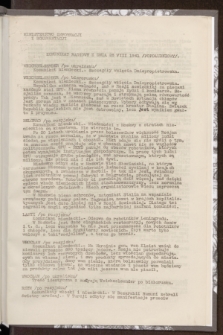 Komunikat Radiowy z dnia 28 VIII 1941 - wydanie popołudniowe