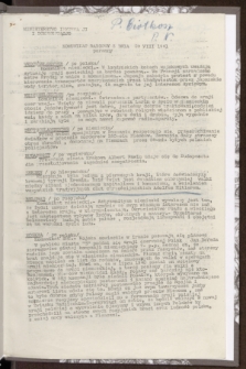 Komunikat Radiowy z dnia 29 VIII 1941 - wydanie poranne