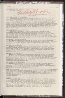 Komunikat Radiowy z dnia 30 VIII 1941 - wydanie poranne