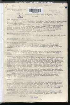 Komunikat Radiowy z dnia 1 IX 1941 - wydanie poranne