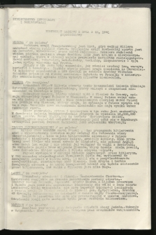 Komunikat Radiowy z dnia 3 IX 1941 - wydanie popołudniowe