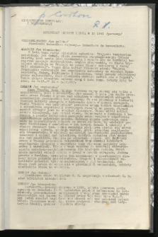 Komunikat Radiowy z dnia 9 IX 1941 - wydanie poranne