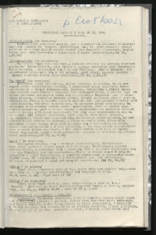 Komunikat Radiowy z dnia 12 IX 1941 - wydanie popołudniowe