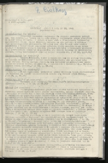 Komunikat Radiowy z dnia 15 IX 1941 - wydanie popołudniowe