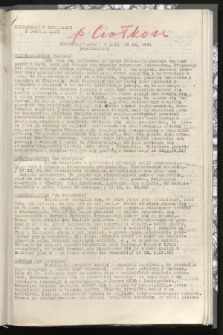 Komunikat Radiowy z dnia 16 IX 1941 - wydanie popołudniowe