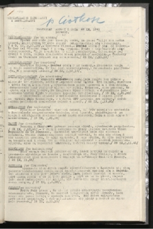 Komunikat Radiowy z dnia 22 IX 1941 - wydanie poranne