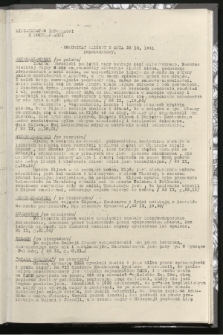 Komunikat Radiowy z dnia 23 IX 1941 - wydanie popołudniowe