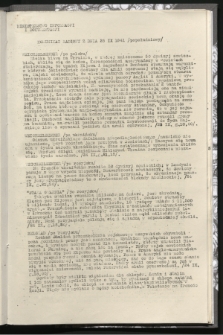 Komunikat Radiowy z dnia 25 IX 1941 - wydanie popołudniowe