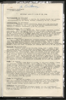 Komunikat Radiowy z dnia 27 IX 1941