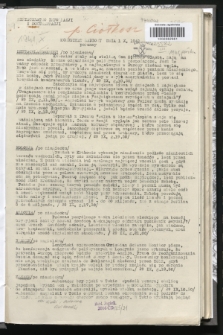 Komunikat Radiowy z dnia 1 X 1941 - wydanie poranne