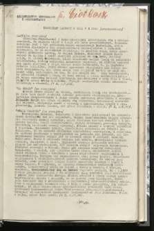Komunikat Radiowy z dnia 7 X 1941 - wydanie popołudniowe