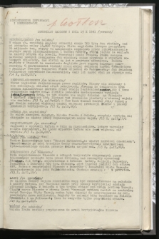 Komunikat Radiowy z dnia 15 X 1941 - wydanie poranne