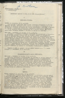 Komunikat Radiowy z dnia 20 X 1941 - wydanie popołudniowe