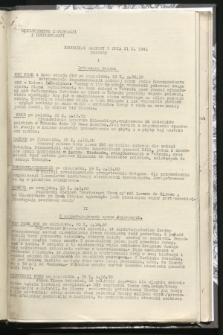 Komunikat Radiowy z dnia 21 X 1941 - wydanie poranne