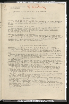 Komunikat Radiowy z dnia 31 X 1941 - wydanie poranne
