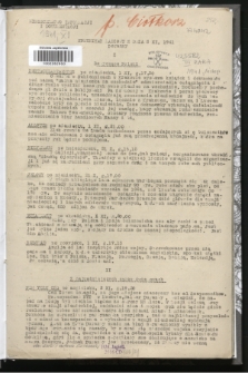 Komunikat Radiowy z dnia 3 XI 1941 - wydanie poranne