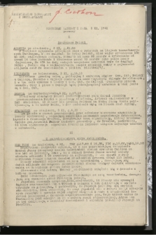 Komunikat Radiowy z dnia 5 XI 1941 - wydanie poranne