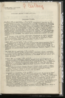Komunikat Radiowy z dnia 8 XI 1941