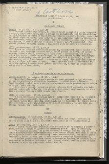 Komunikat Radiowy z dnia 11 X 1941 - wydanie popołudniowe