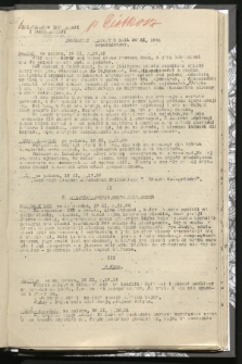 Komunikat Radiowy z dnia 20 XI 1941 - wydanie popołudniowe