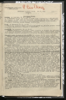 Komunikat Radiowy z dnia 25 XI 1941 - wydanie poranne