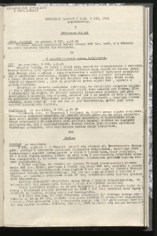Komunikat Radiowy z dnia 3 XII 1941 - wydanie popołudniowe