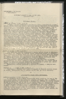 Komunikat Radiowy z dnia 10 XII 1941 - wydanie popołudniowe