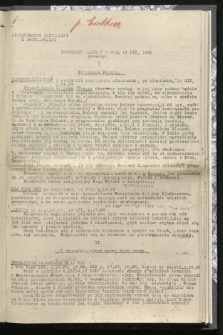 Komunikat Radiowy z dnia 12 XII 1941 - wydanie poranne