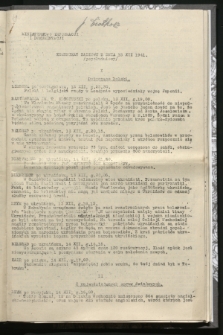 Komunikat Radiowy z dnia 15 XII 1941 - wydanie popołudniowe