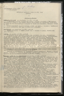 Komunikat Radiowy z dnia 16 XII 1941 - wydanie poranne