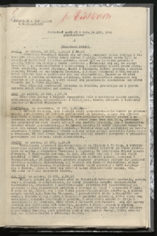 Komunikat Radiowy z dnia 16 XII 1941 - wydanie popołudniowe