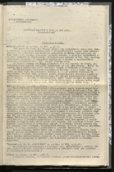 Komunikat Radiowy z dnia 18 XII 1941 - wydanie popołudniowe