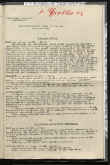 Komunikat Radiowy z dnia 19 XII 1941 - wydanie poranne